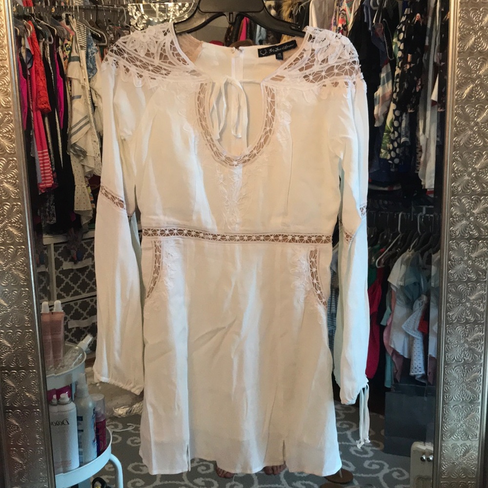 For Love and Lemons x Revolve Dress White